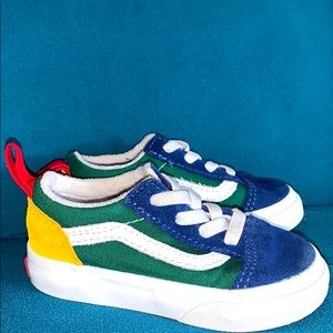 BabySize 5colorblock yacht club old school vans
